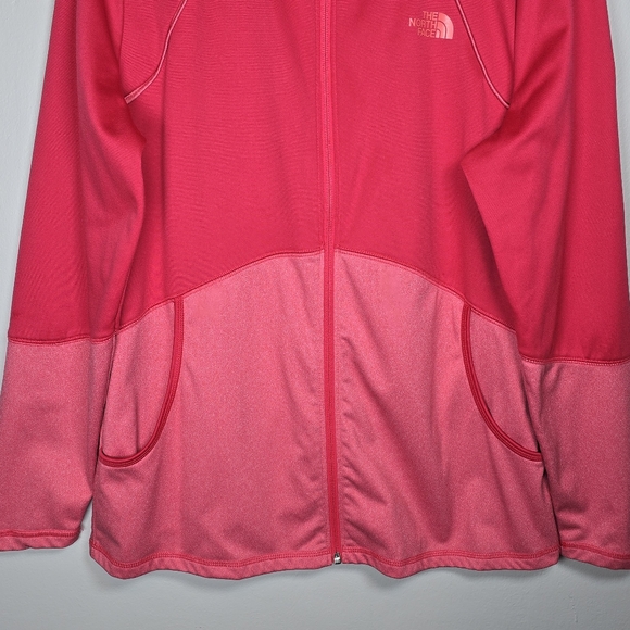The North Face Women's 100 Confer Pink Full Zip Up Jacket Athleisure Outdoor XL - Picture 3 of 16